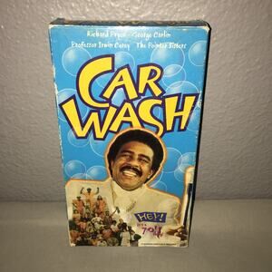 Vhs Used Car Wash Tape Richard Pryor George Carlin 1976 70's Movie 1996 Vhs Tape